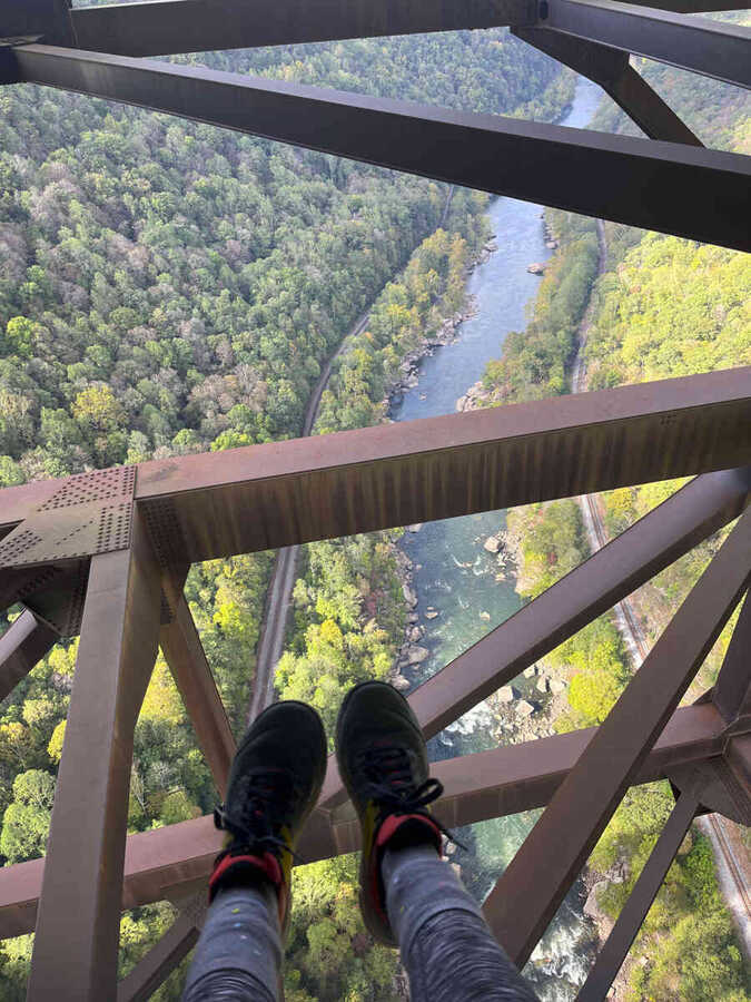 Scenic view from the bridge
