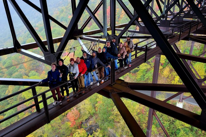 a bridge over a river